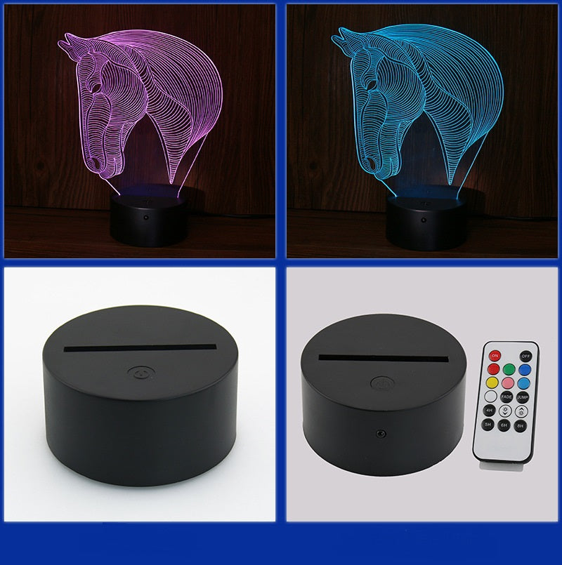 Horse Head LED Night Light