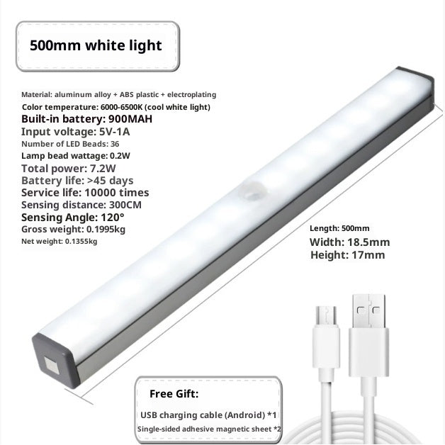 LED Human Body Motion Sensor Closet Light
