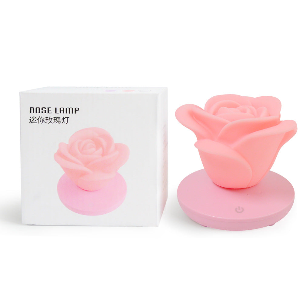 Rose Shaped LED Touch Night Light