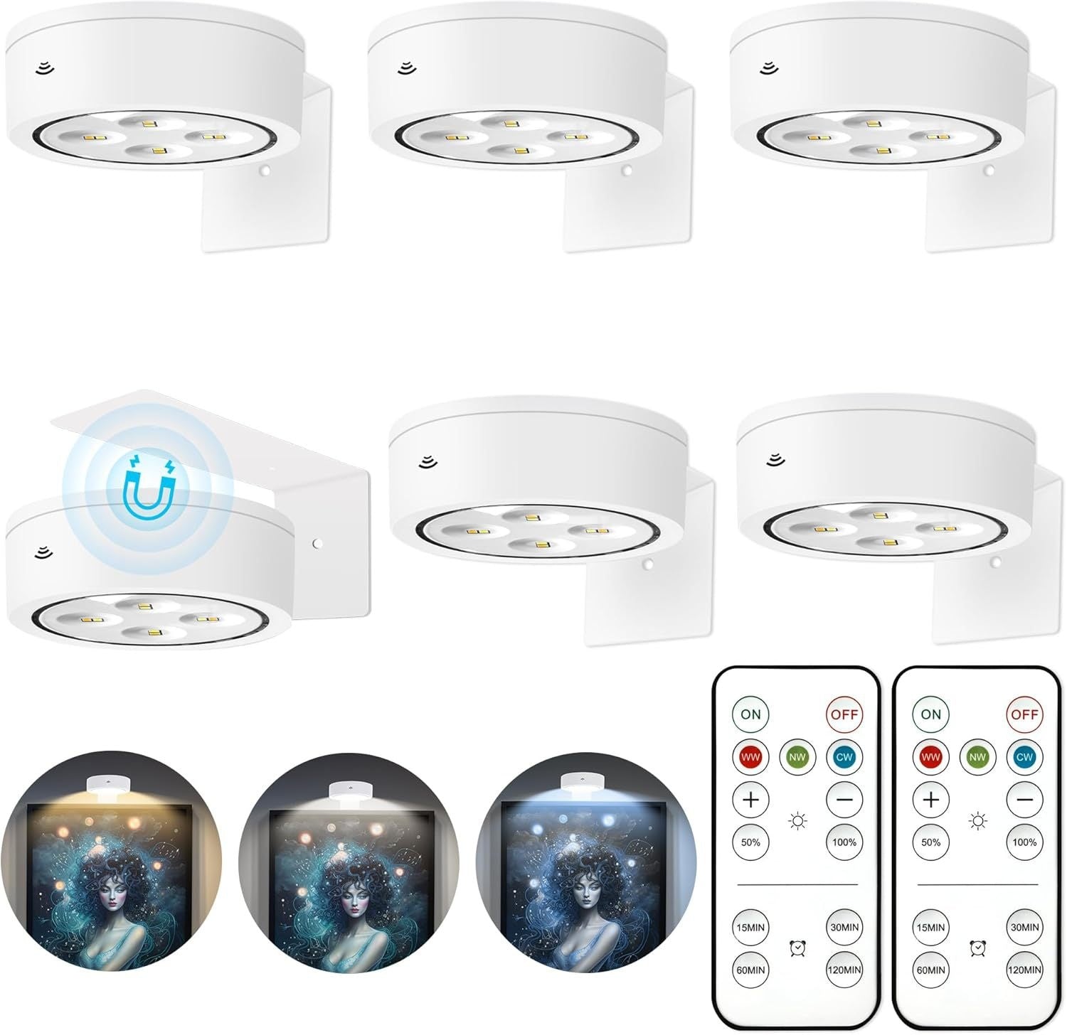 RGB Rechargeable Wardrobe Night Light