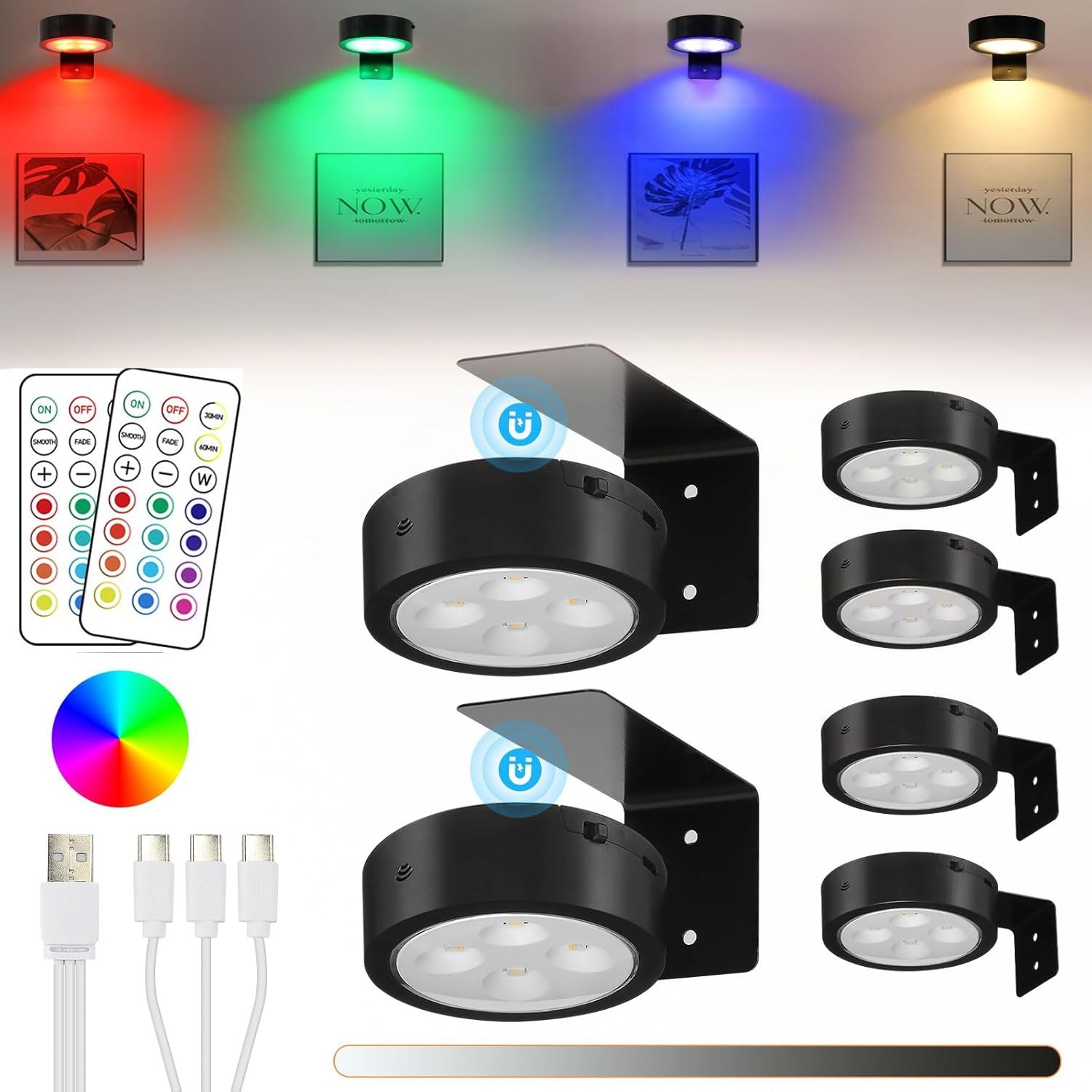 RGB Rechargeable Wardrobe Night Light