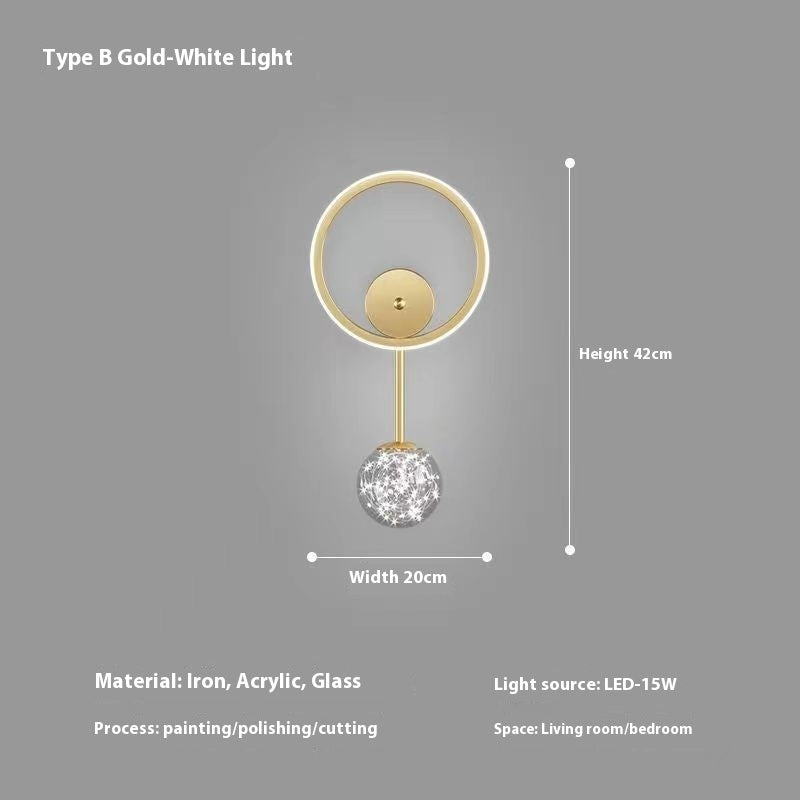 Modern LED Bedside Wall Lamp