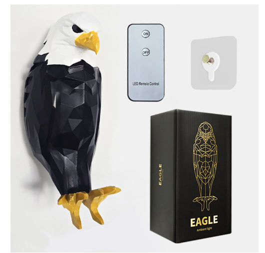 3D Owl Eagle LED Night Light | Decorative Wall Lamp