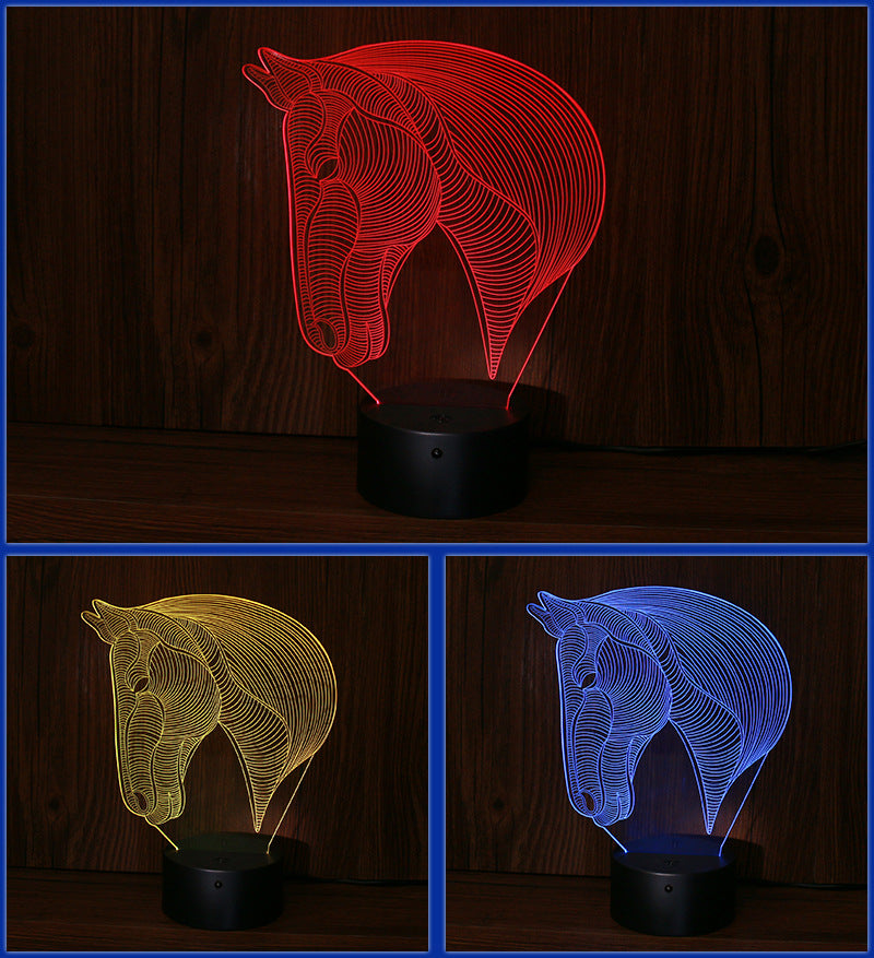 Horse Head LED Night Light