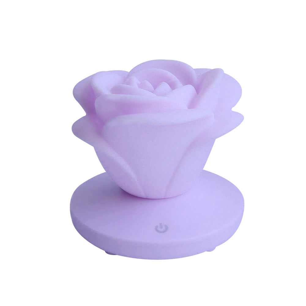 Rose Shaped LED Touch Night Light