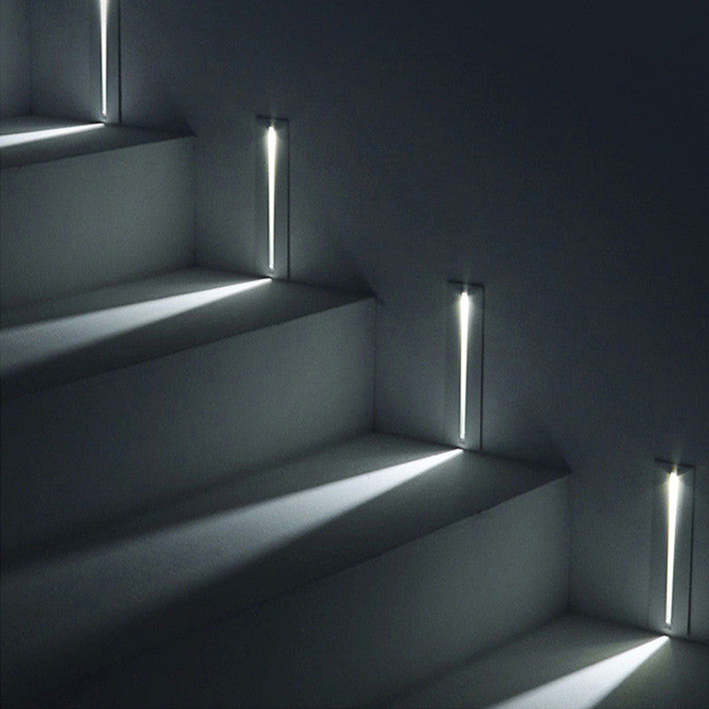 Embedded LED Stair Light | Modern Recessed Step Wall Light