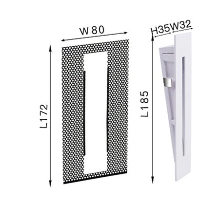 Embedded LED Stair Light | Modern Recessed Step Wall Light