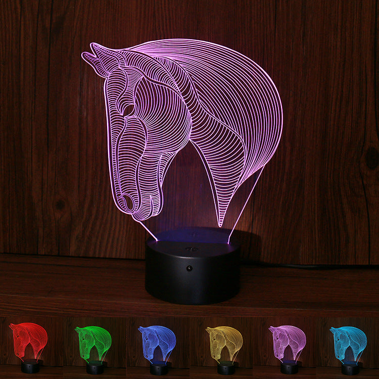 Horse Head LED Night Light