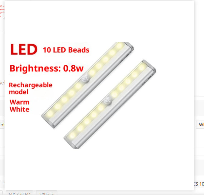 LED Human Body Motion Sensor Closet Light