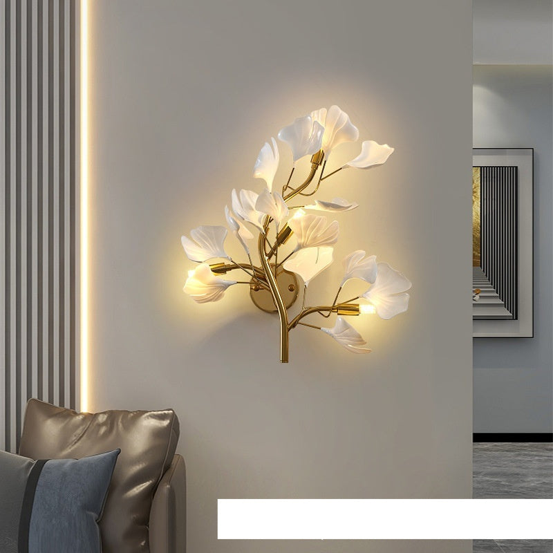 Ginkgo Leaf LED Wall Lamp