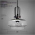 Retro Industrial Glass Chandelier
