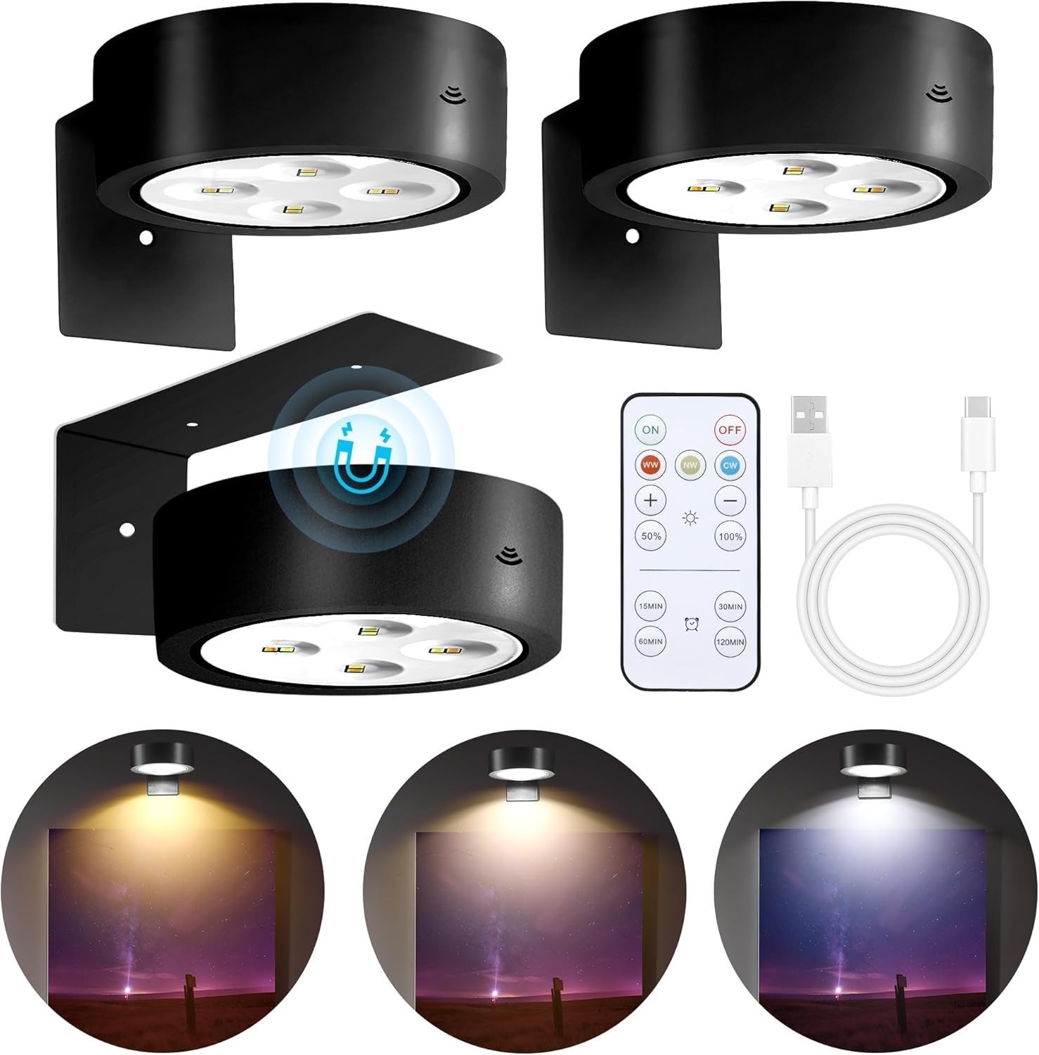RGB Rechargeable Wardrobe Night Light