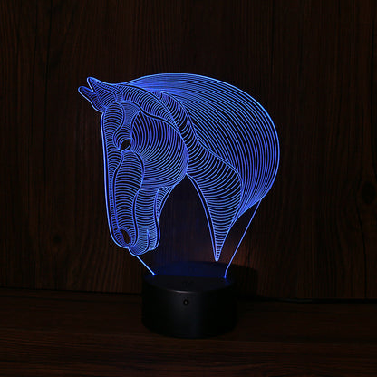 Horse Head LED Night Light