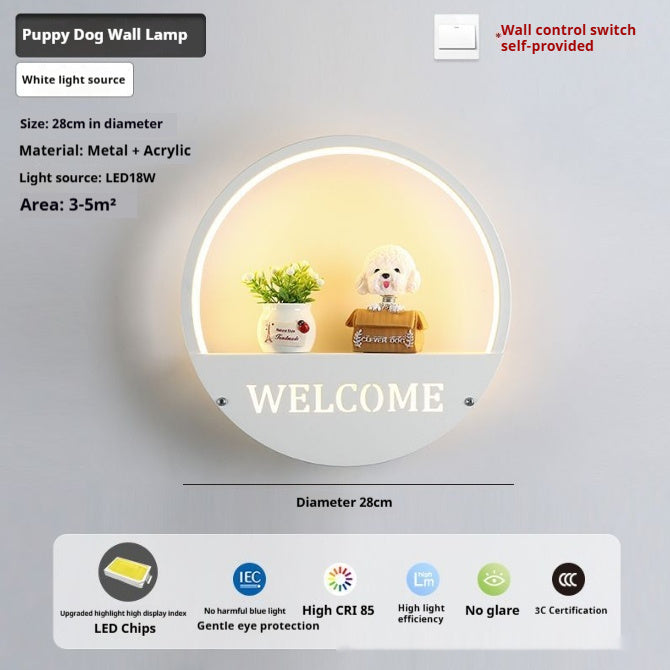 Modern Minimalist LED Bedside Wall Light