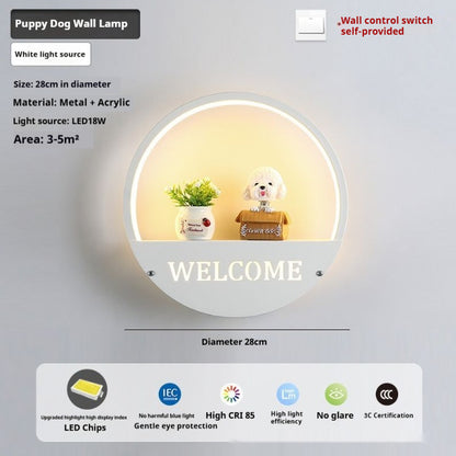 Modern Minimalist LED Bedside Wall Light