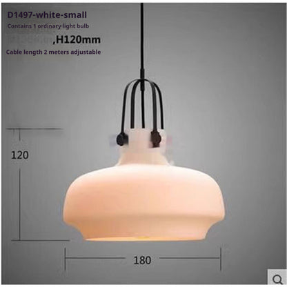 Retro Industrial Glass Chandelier
