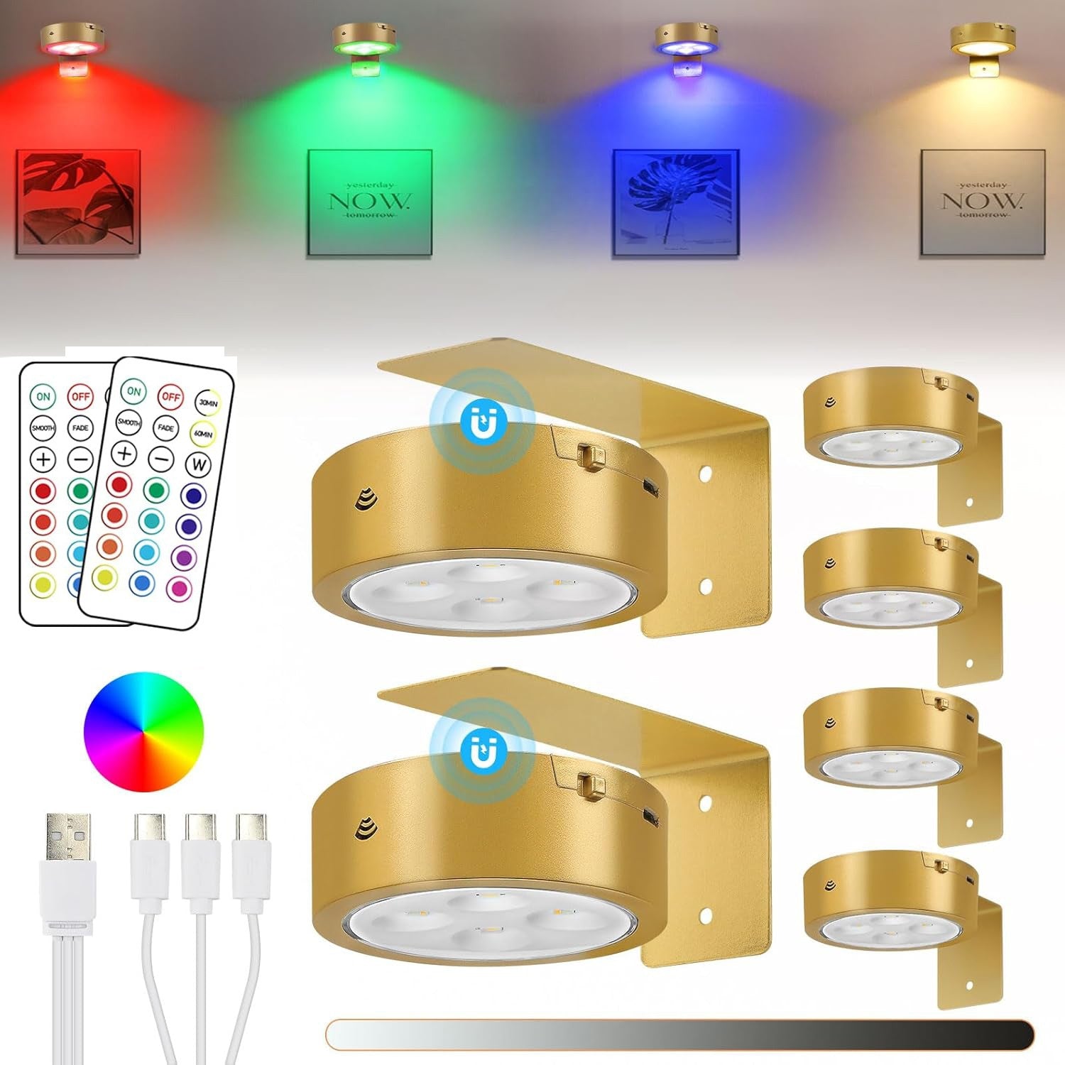 RGB Rechargeable Wardrobe Night Light