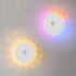 Smart Rechargeable Motion-sensor Wall Light Bedside Night Light in yellow and pink light options.