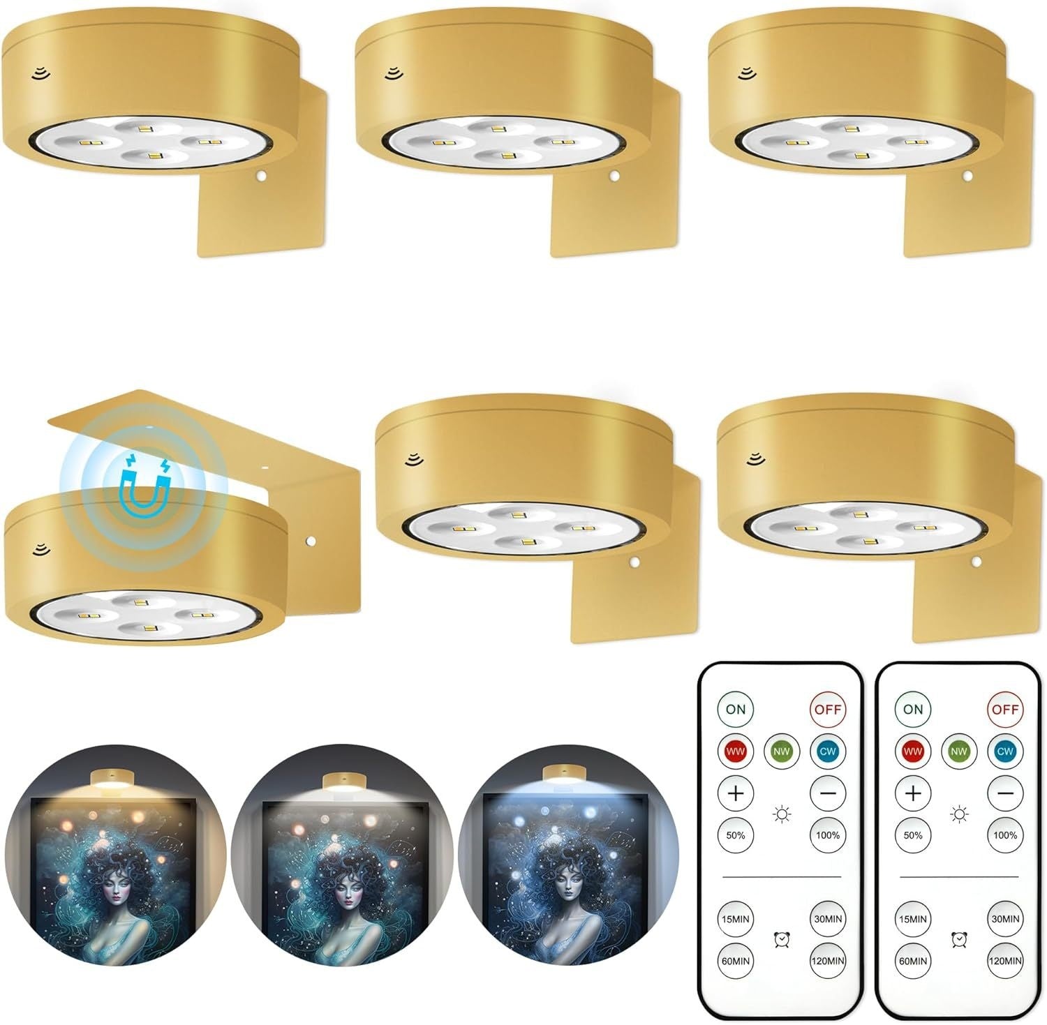 RGB Rechargeable Wardrobe Night Light