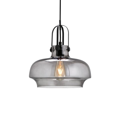 Retro Industrial Glass Chandelier