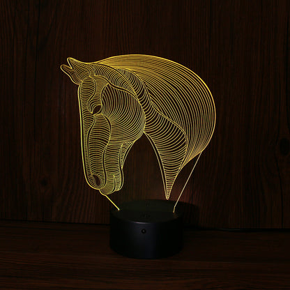 Horse Head LED Night Light