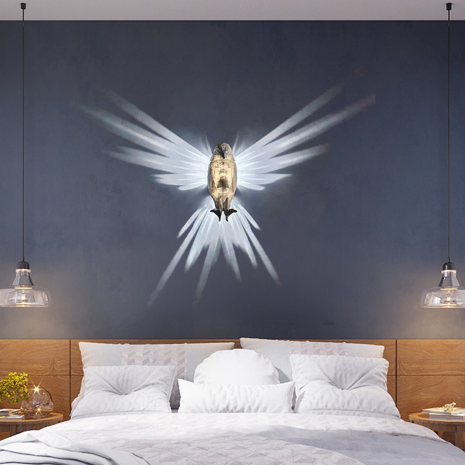 3D Owl Eagle LED Night Light | Decorative Wall Lamp