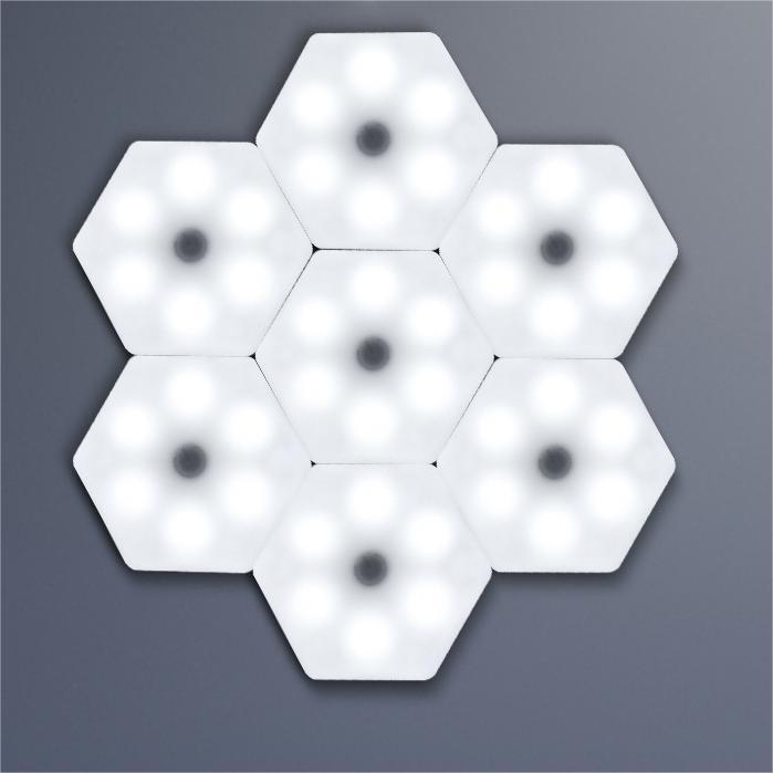 Hexagon Quantum LED Wall Lamp