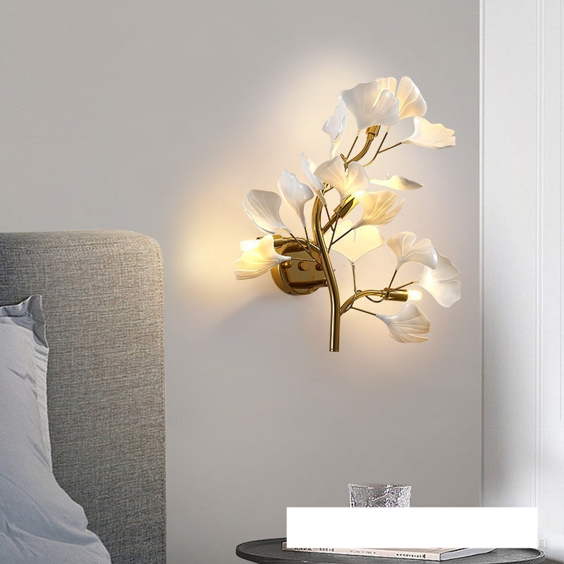 Ginkgo Leaf LED Wall Lamp