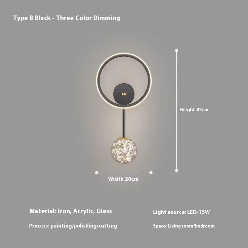 Modern LED Bedside Wall Lamp