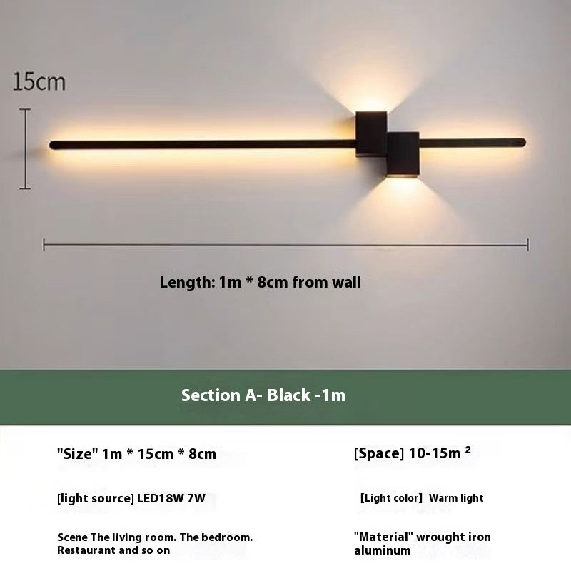 Modern LED Line Wall Lamp