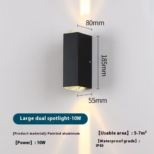 Waterproof Double Headed Outdoor Wall Lamp