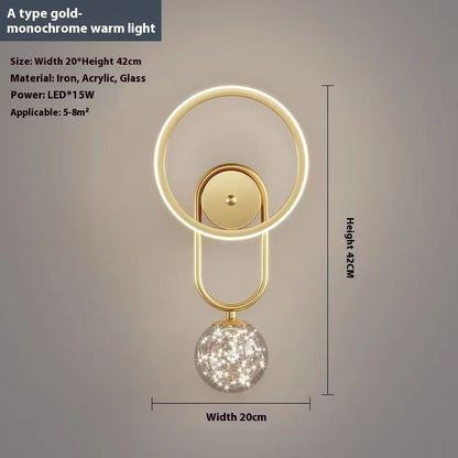 Modern LED Bedside Wall Lamp