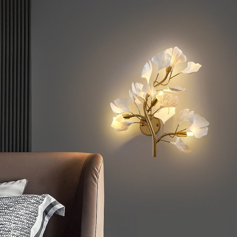 Ginkgo Leaf LED Wall Lamp