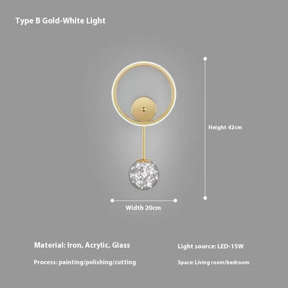 Modern LED Bedside Wall Lamp