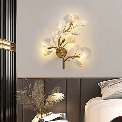 Ginkgo Leaf LED Wall Lamp