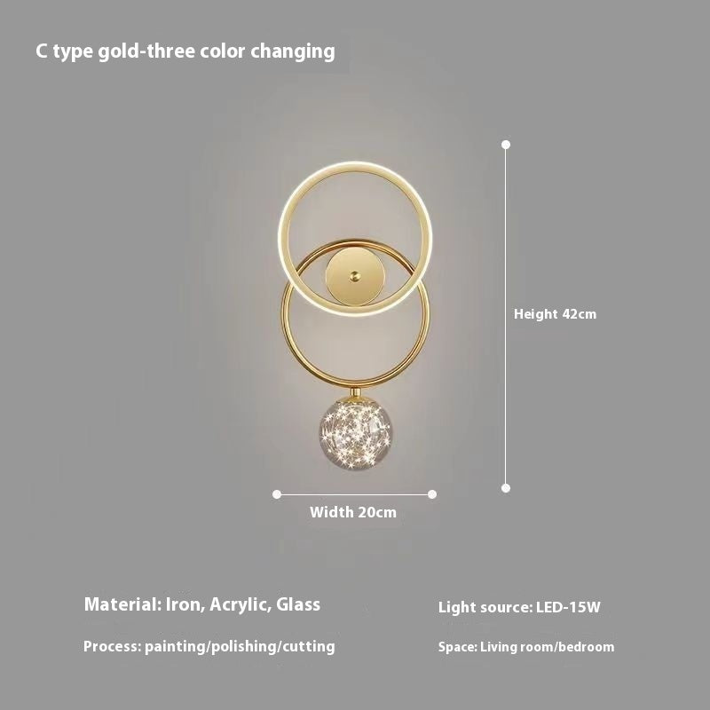 Modern LED Bedside Wall Lamp