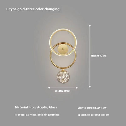 Modern LED Bedside Wall Lamp