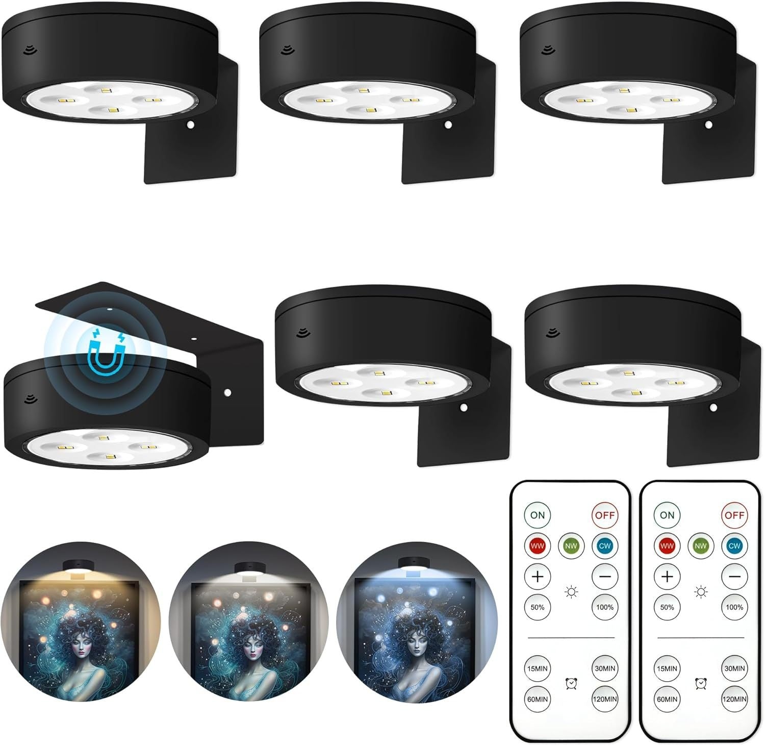 RGB Rechargeable Wardrobe Night Light